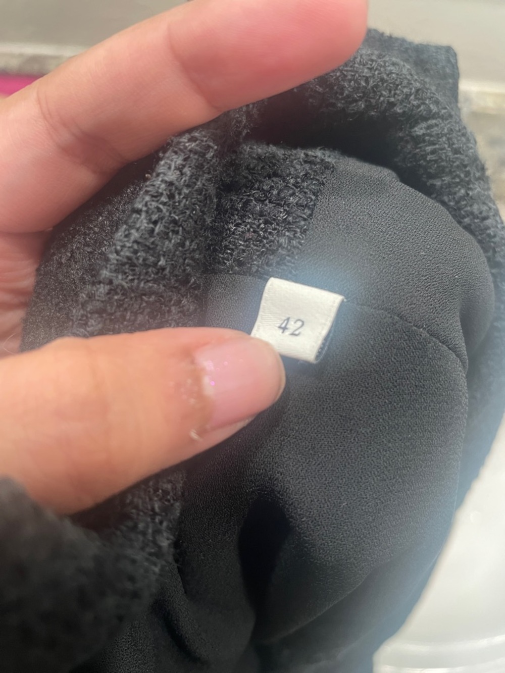 SANDRO Paris Black Sleeveless Asymmetric Button Mini Dress - Picture 13 of 13